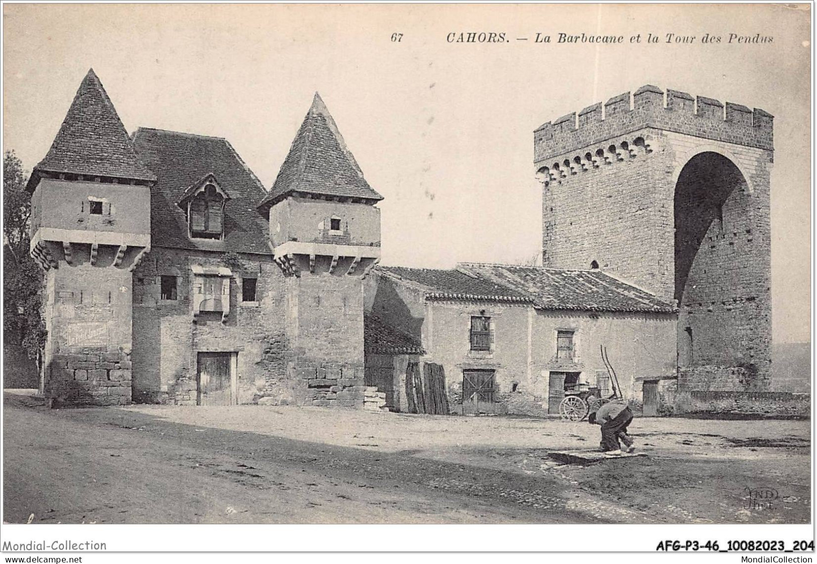 AFGP3-46-0284 - CAHORS - La Barbacane Et La Tour Des Pendus  - Cahors