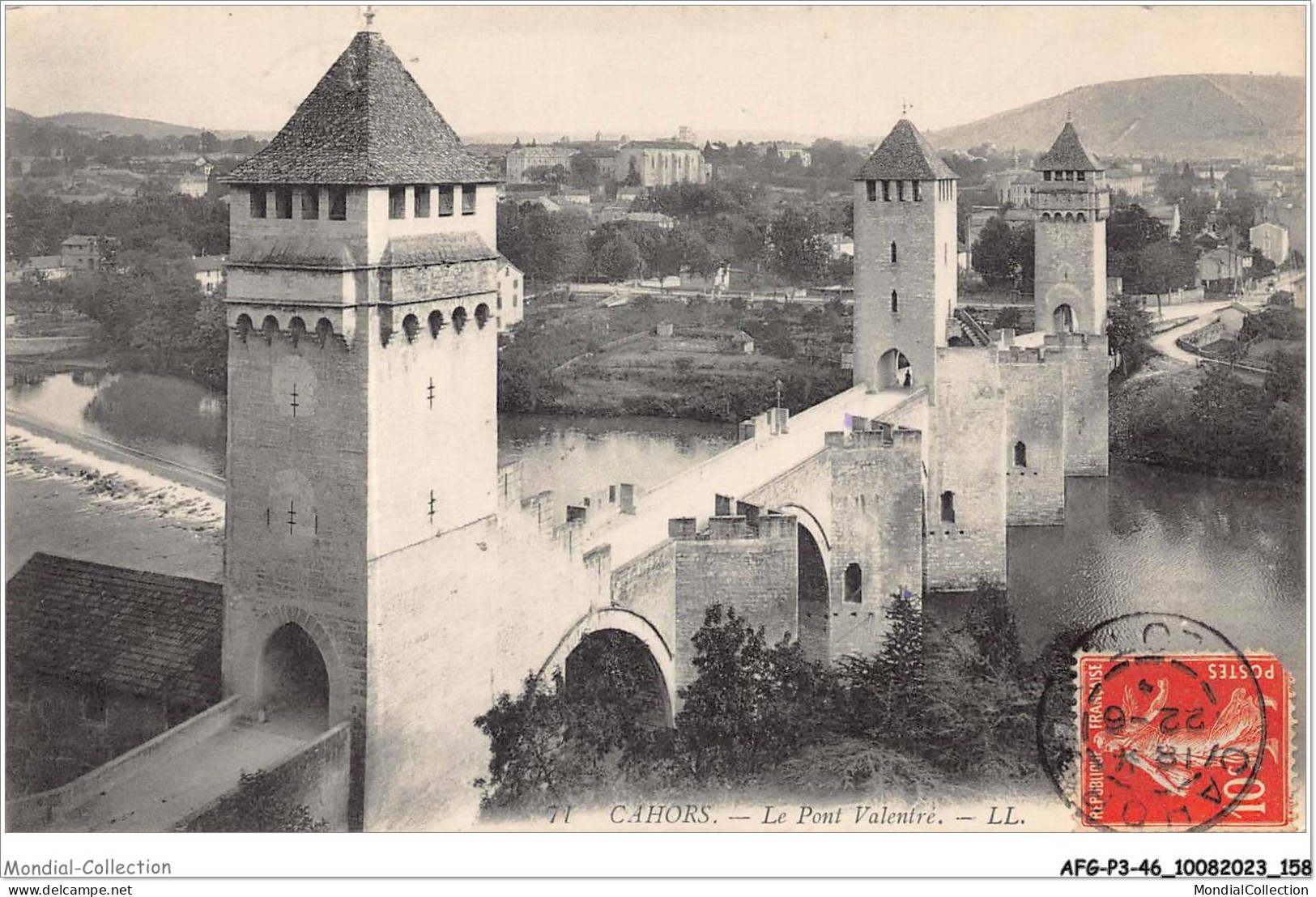 AFGP3-46-0261 - CAHORS - Le Pont Valentré  - Cahors