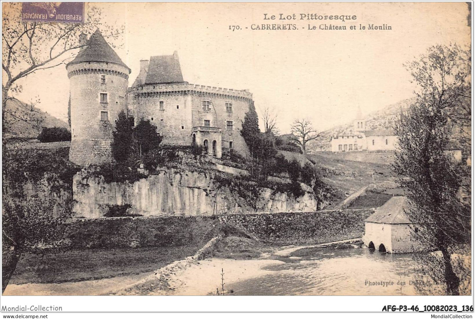 AFGP3-46-0250 - CABRERETS - Le Château Et Le Moulin  - Cahors