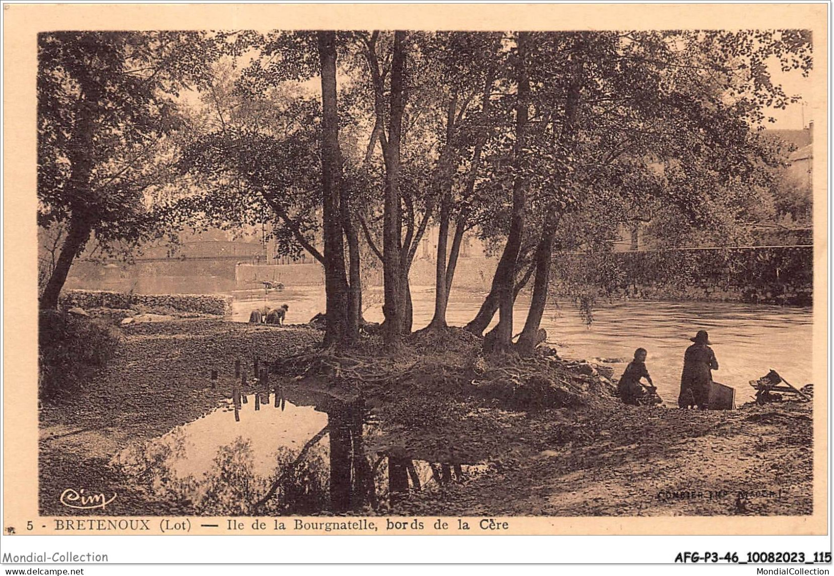 AFGP3-46-0239 - BRETENOUX - Iles De La Bourgnatelle - Bords De La Cère  - Bretenoux