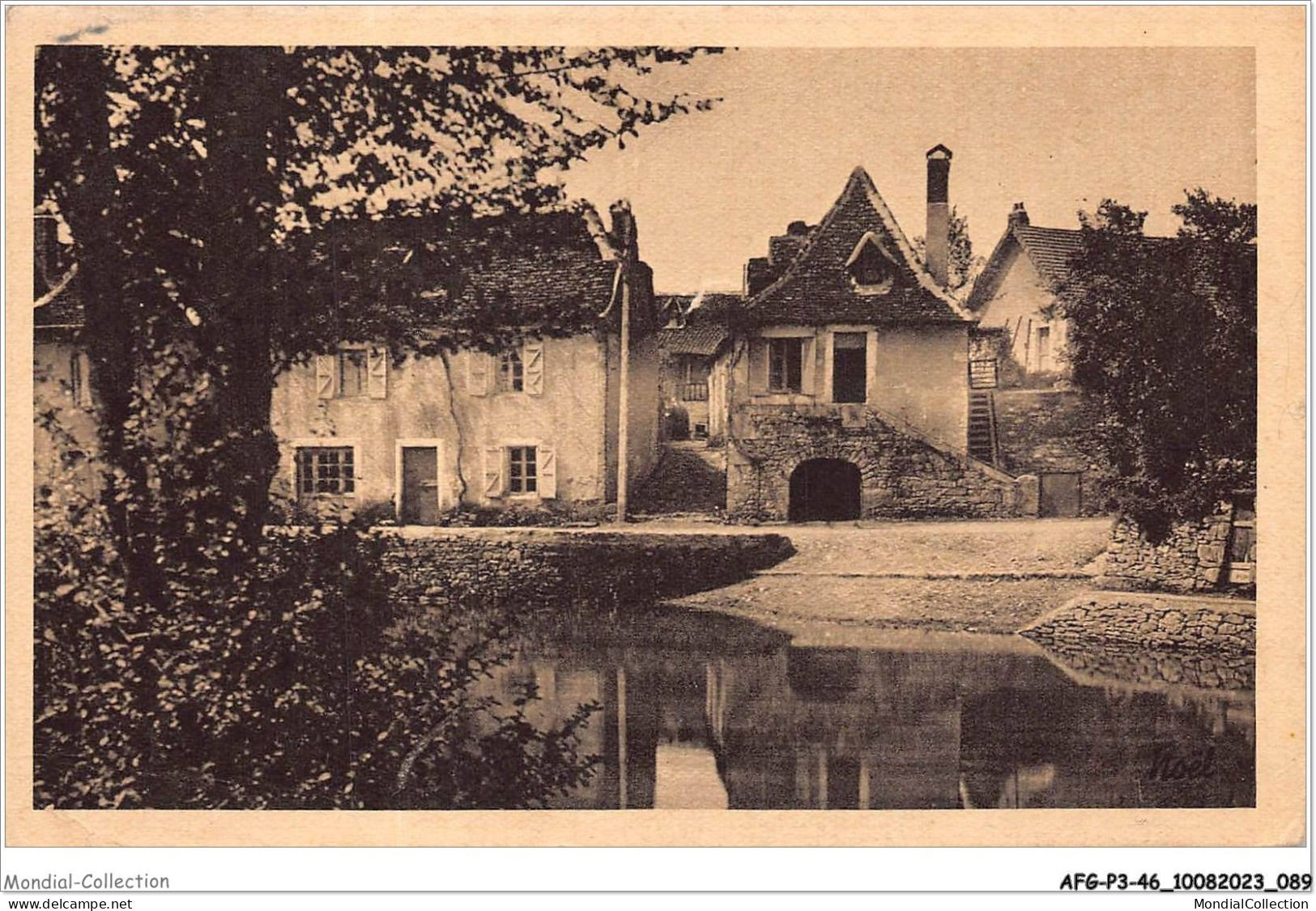 AFGP3-46-0226 - ASSIER - Vieilles Maisons - Vieux Quartier - Entrée De La Rue Frégère  - Assier