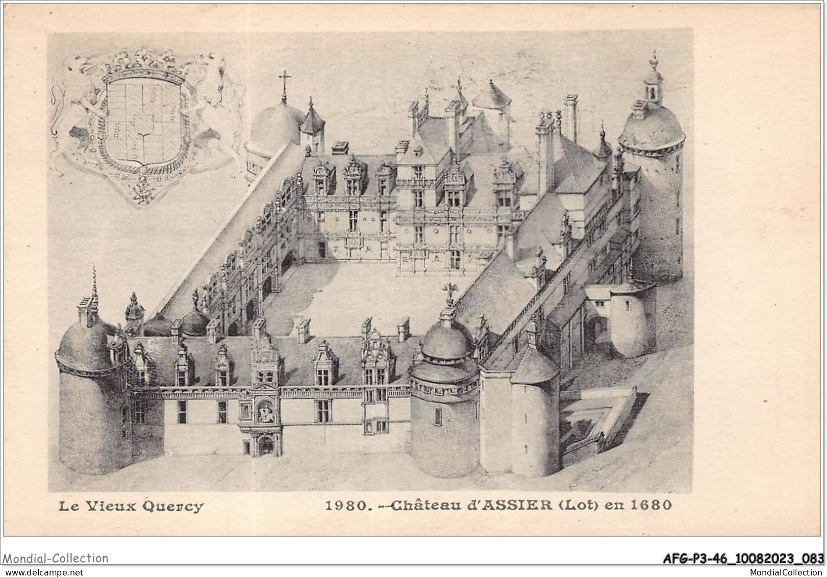 AFGP3-46-0223 - Château D'ASSIER - Le Vieux Quercy  - Assier