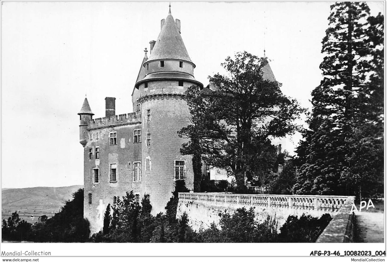 AFGP3-46-0183 - Environs De CAHORS - MERCUES - Le Château  - Cahors