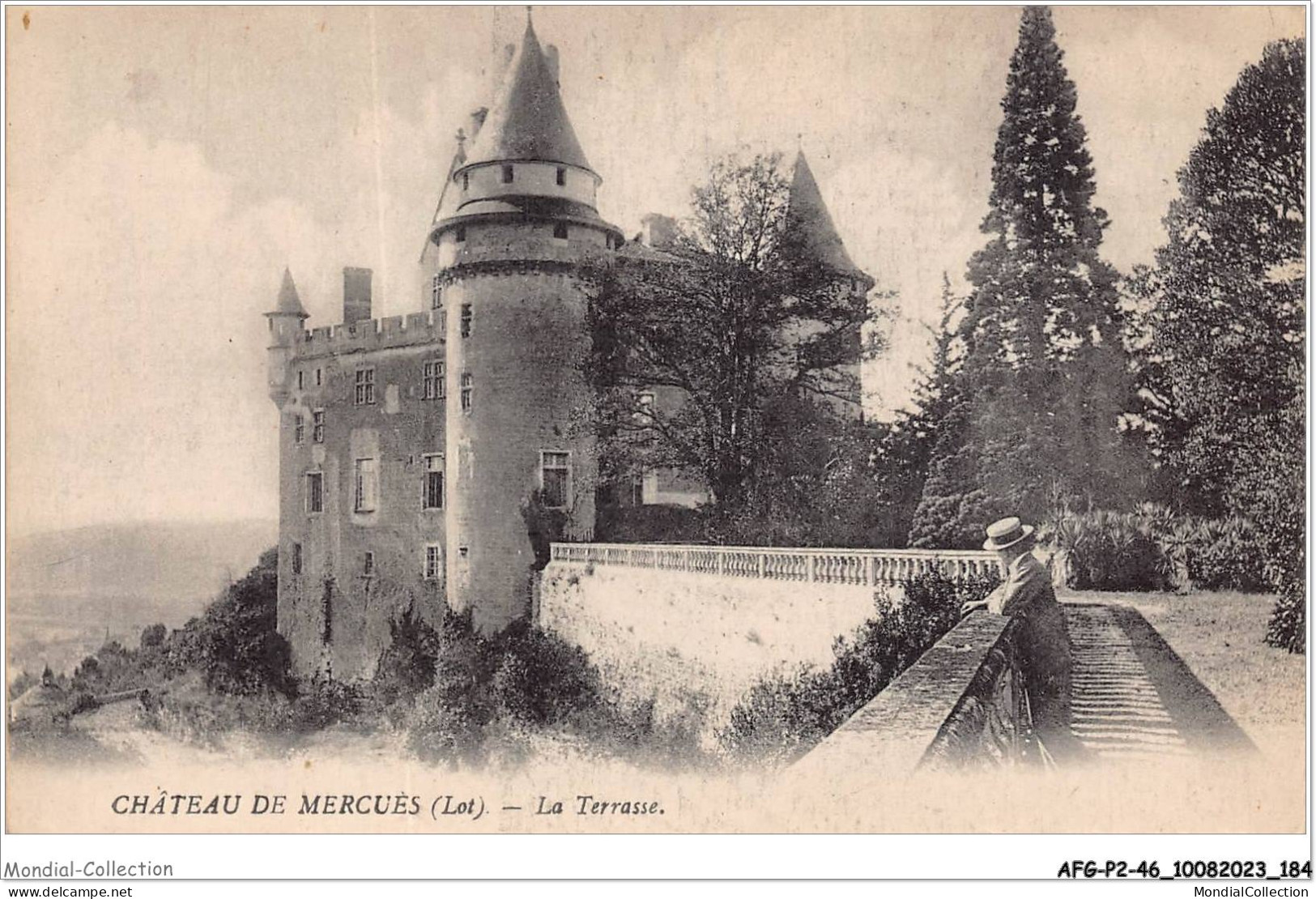 AFGP2-46-0178 - Château De MERCUES - La Terrasse  - Cahors