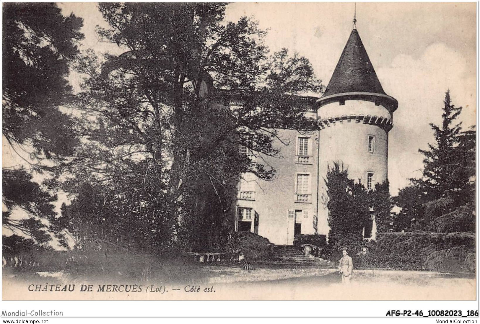 AFGP2-46-0179 - Château De MERCUES - Côté Est  - Cahors