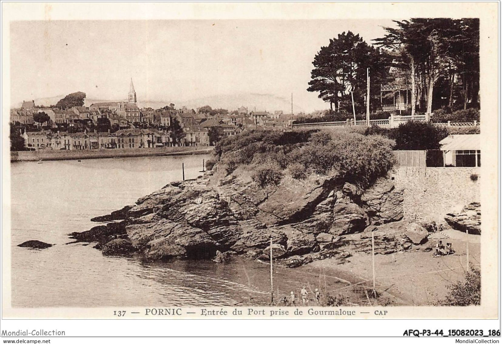 AFQP3-44-0295 - PORNIC - Entrée Du Port Prise De Gourmaloue  - Pornic