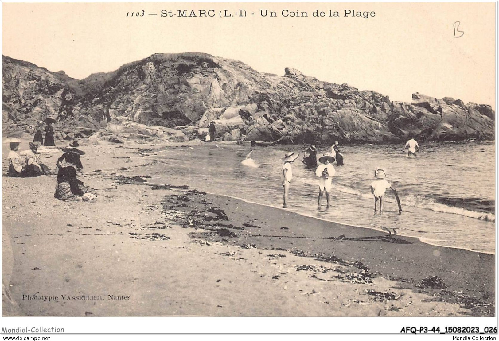 AFQP3-44-0215 - ST-MARC - Un Coin De La Plage  - Saint Nazaire