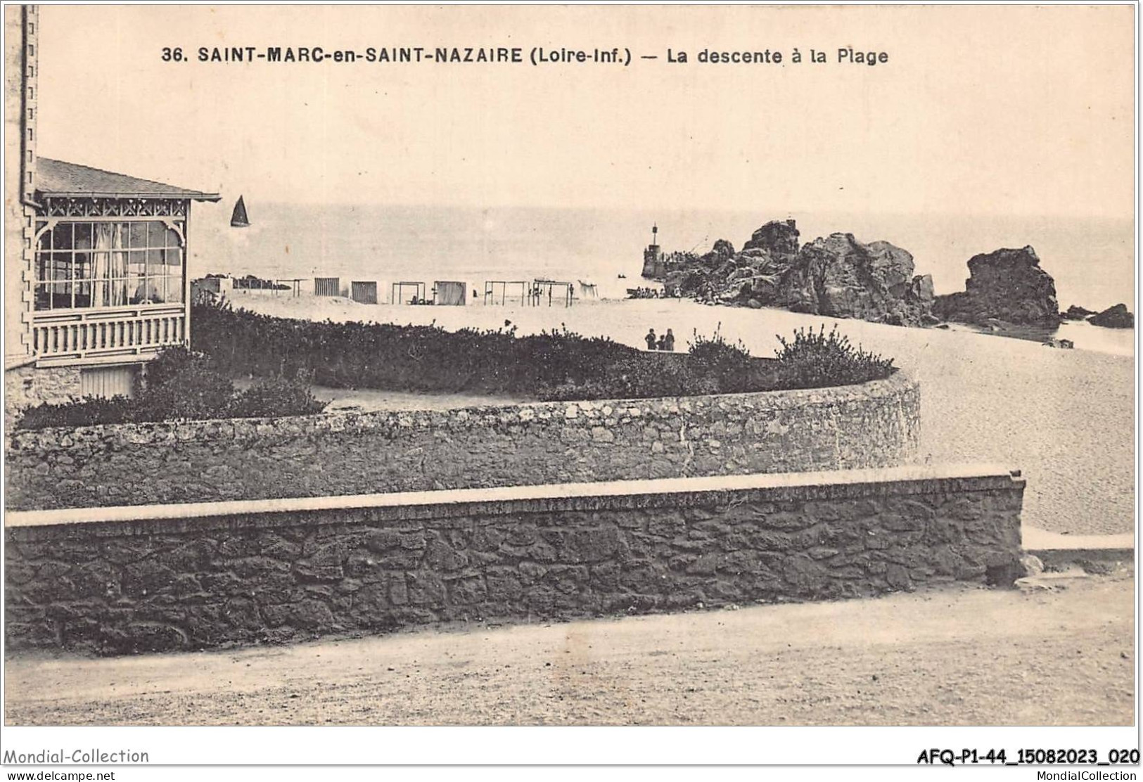 AFQP1-44-0011 - SAINT-MARC-EN-SAINT-NAZAIRE - La Descente à La Plage  - Saint Nazaire