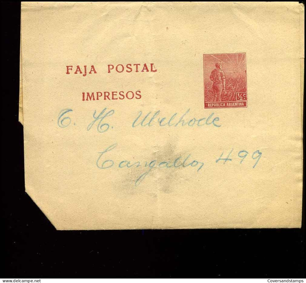 Republica Argentina, Faja Postal, Impresos - Postwaardestukken