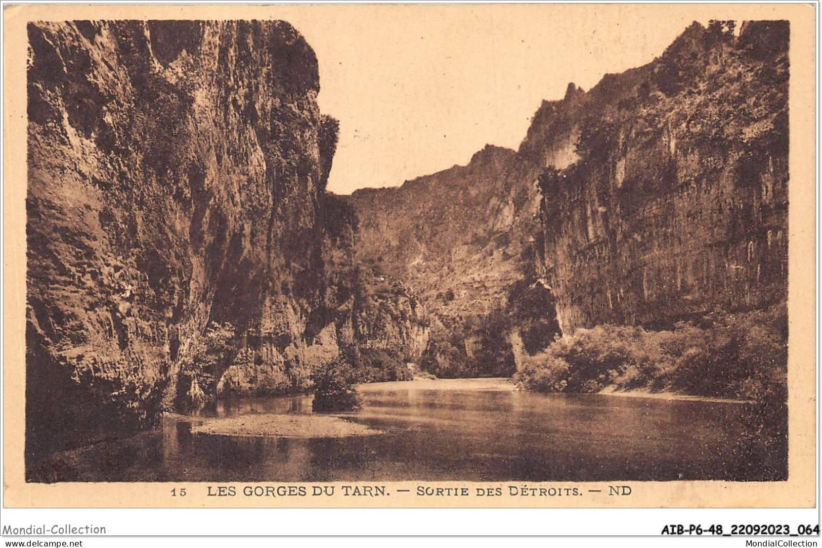 AIBP6-48-0644 - GORGES DU TARN - Sortie Des Détroits  - Gorges Du Tarn