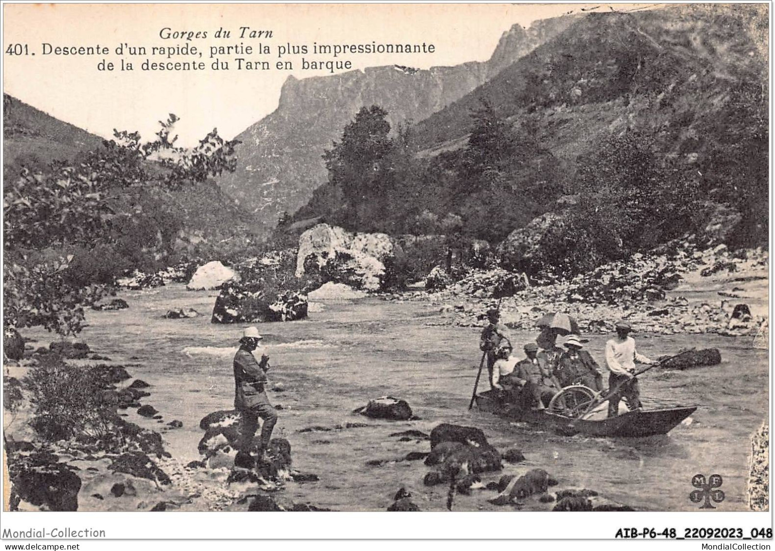 AIBP6-48-0636 - GORGES DU TARN - Descente D'un Rapide  - Gorges Du Tarn