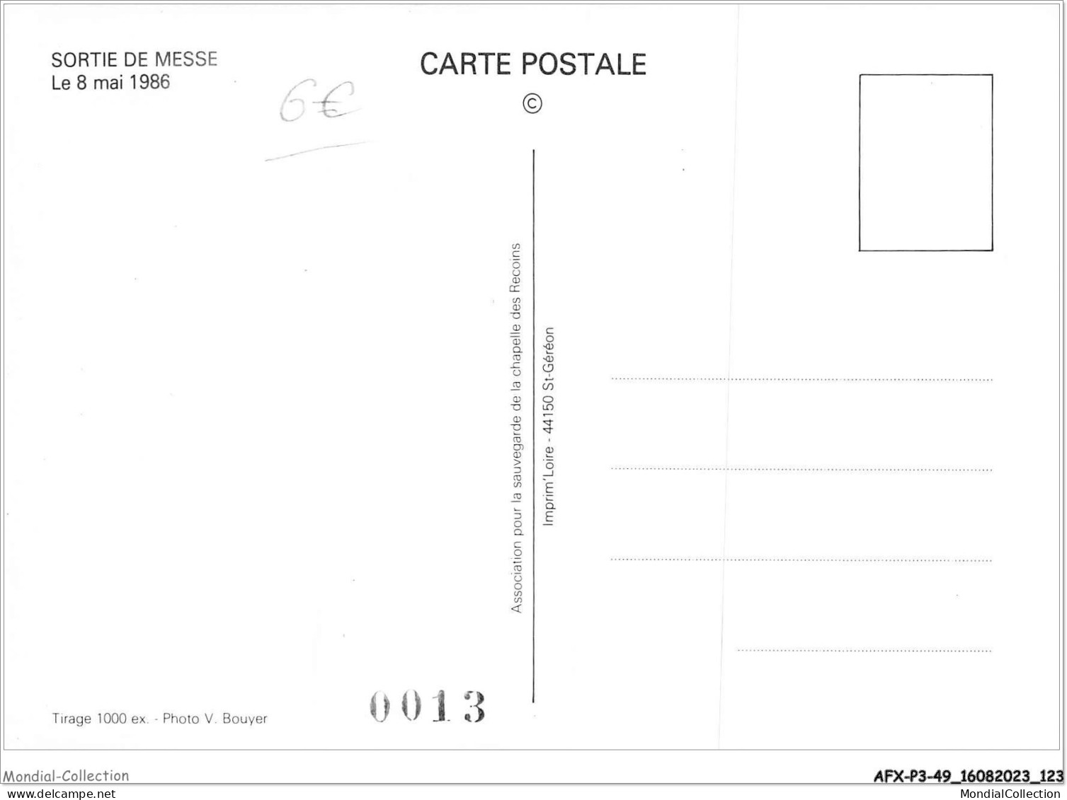 AFXP3-49-0253 - La Chapelle Des Recoins - Le FUILET - Cholet