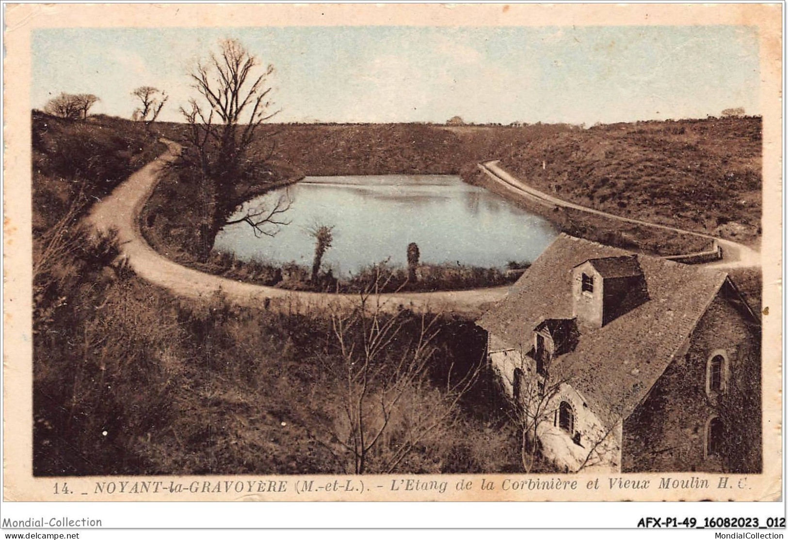 AFXP1-49-0007 - NOYANT-LE-GRAVOYERE - L'etang De La Corbiniere Et Vieux Moulin - Otros & Sin Clasificación