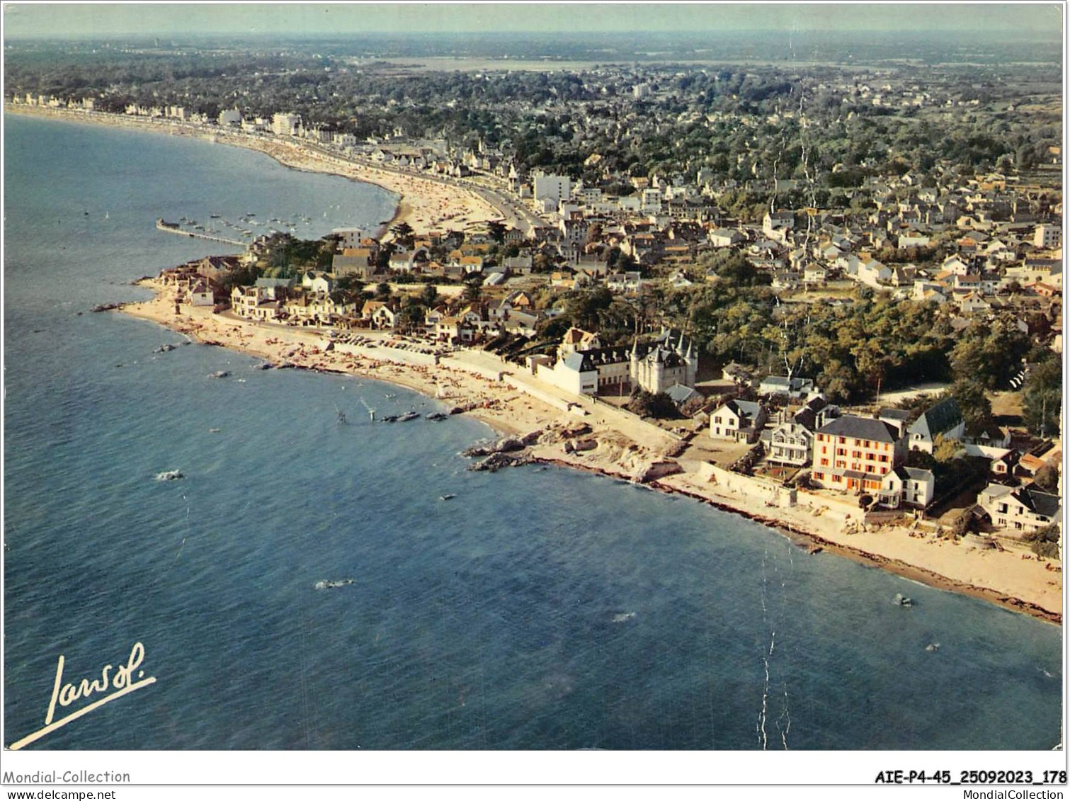 AIEP4-45-0440 - La Côte D'amour - PORNICHET - Loire Atlantique - Vue Générale Aérienne Et La Plage - Pornichet