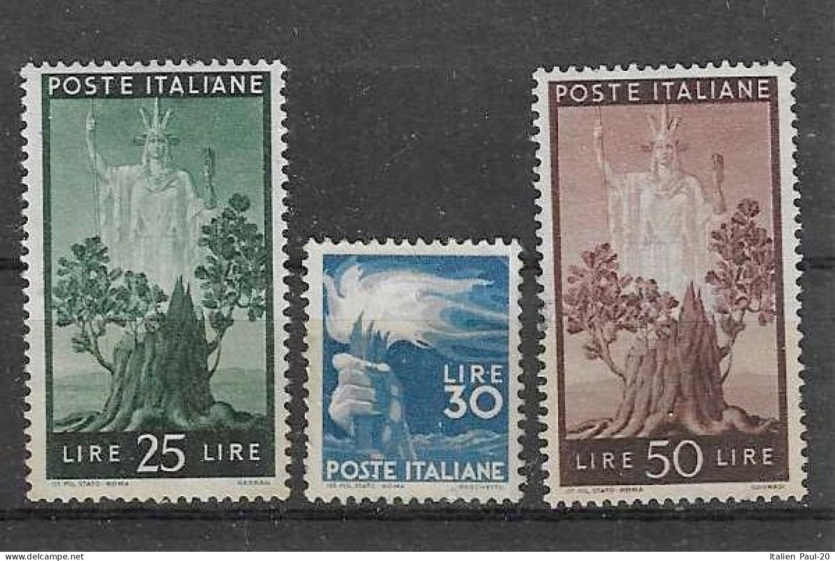 Italien - Selt./ungebr. Bessere FM-Werte Aus 1945 - Michel 701/03! - 1946-60: Mint/hinged