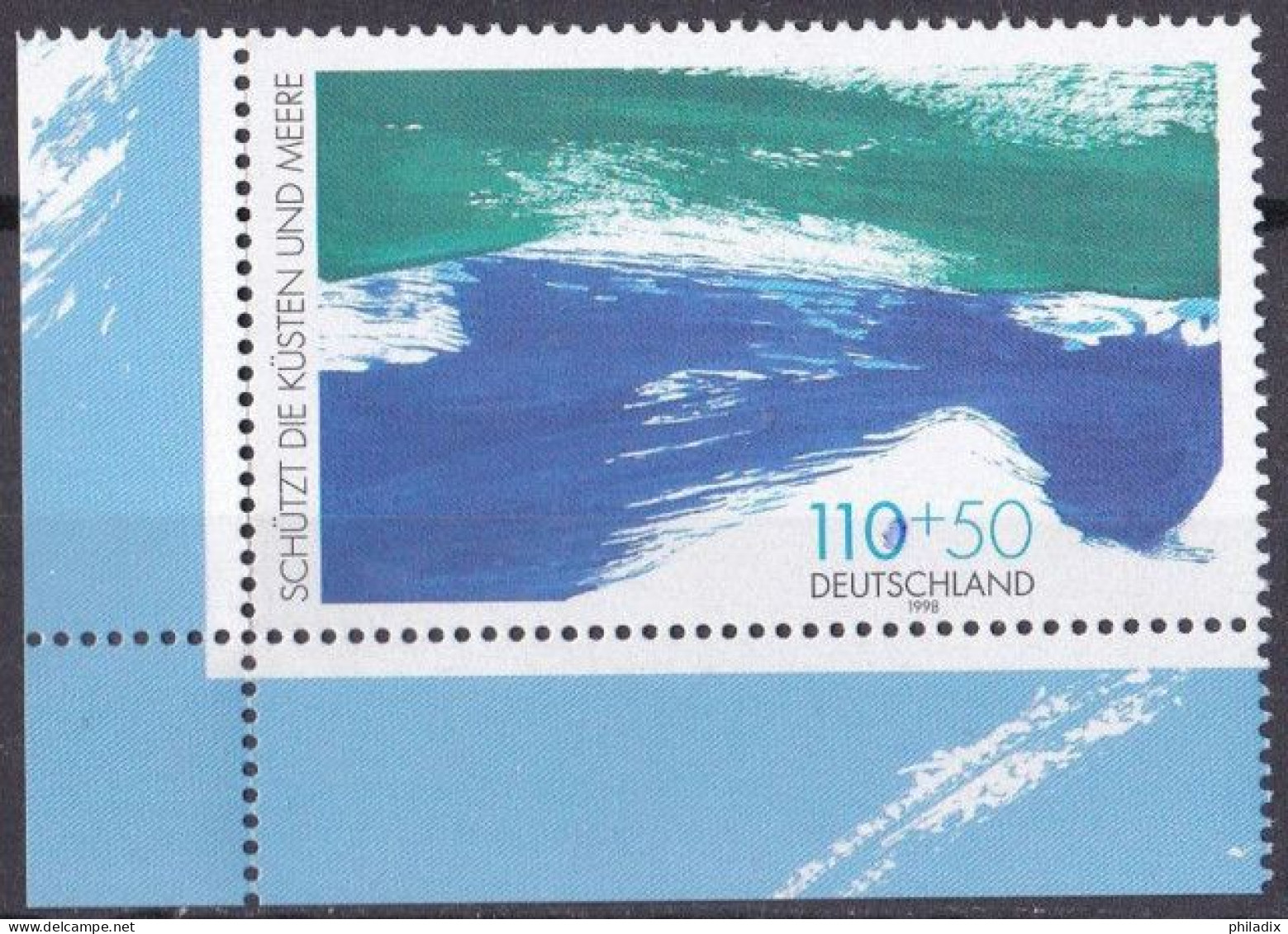 BRD 1998 Mi. Nr. 1989 **/MNH Eckrand (BRD1-9) - Gebraucht