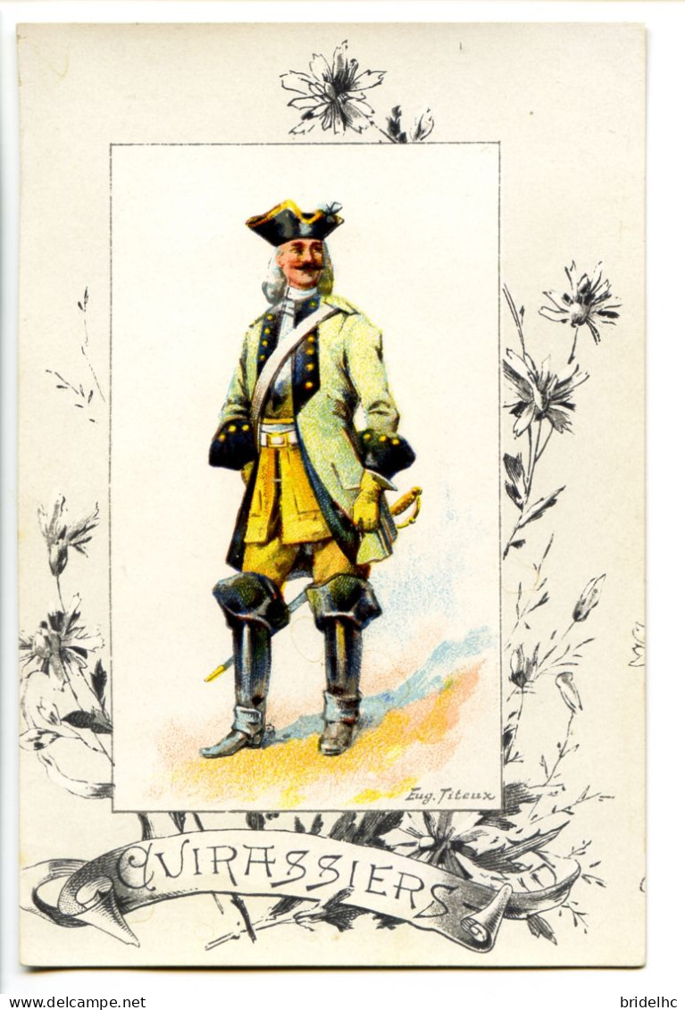 Image Cuirassiers 1730 Eugène Titeux 3ème Régiment - Autres & Non Classés