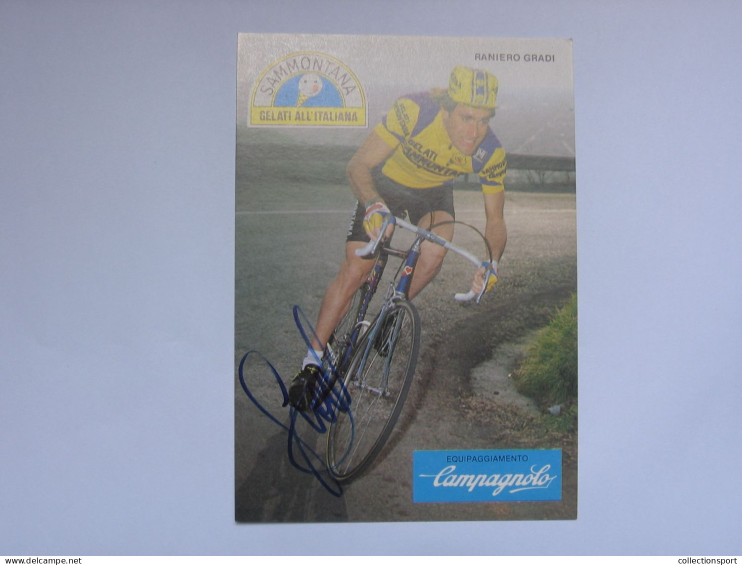 Cyclisme  -  Autographe - Carte Signée Raniero Gradi - Wielrennen