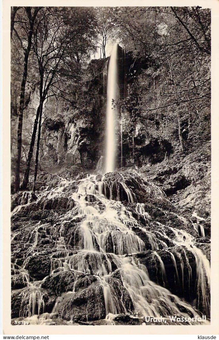 Urach - Wasserfall Gel.1934 - Bad Urach