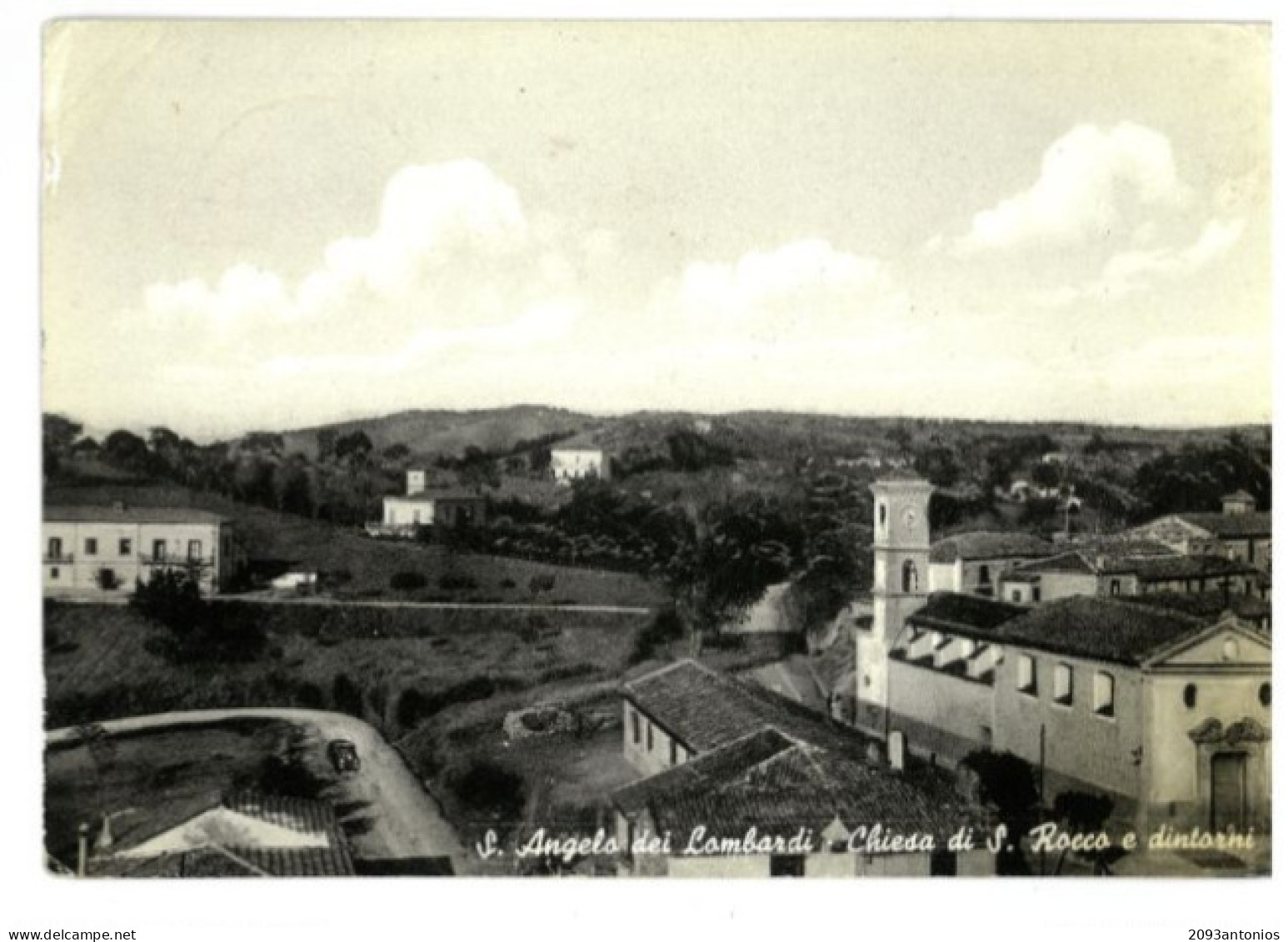 X1825) S. ANGELO DEI LOMBARDI AVELLINO  CARTOLINA VIAGGIATA - Avellino