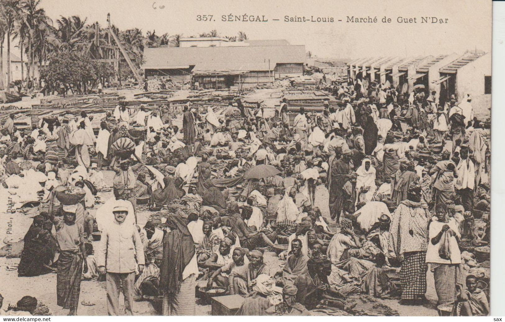 2421-218 Av 1905 N°357 Séné St Louis Marché De Guet N'Dar Fortier Photo Dakar   Retrait 08-06 - Sénégal