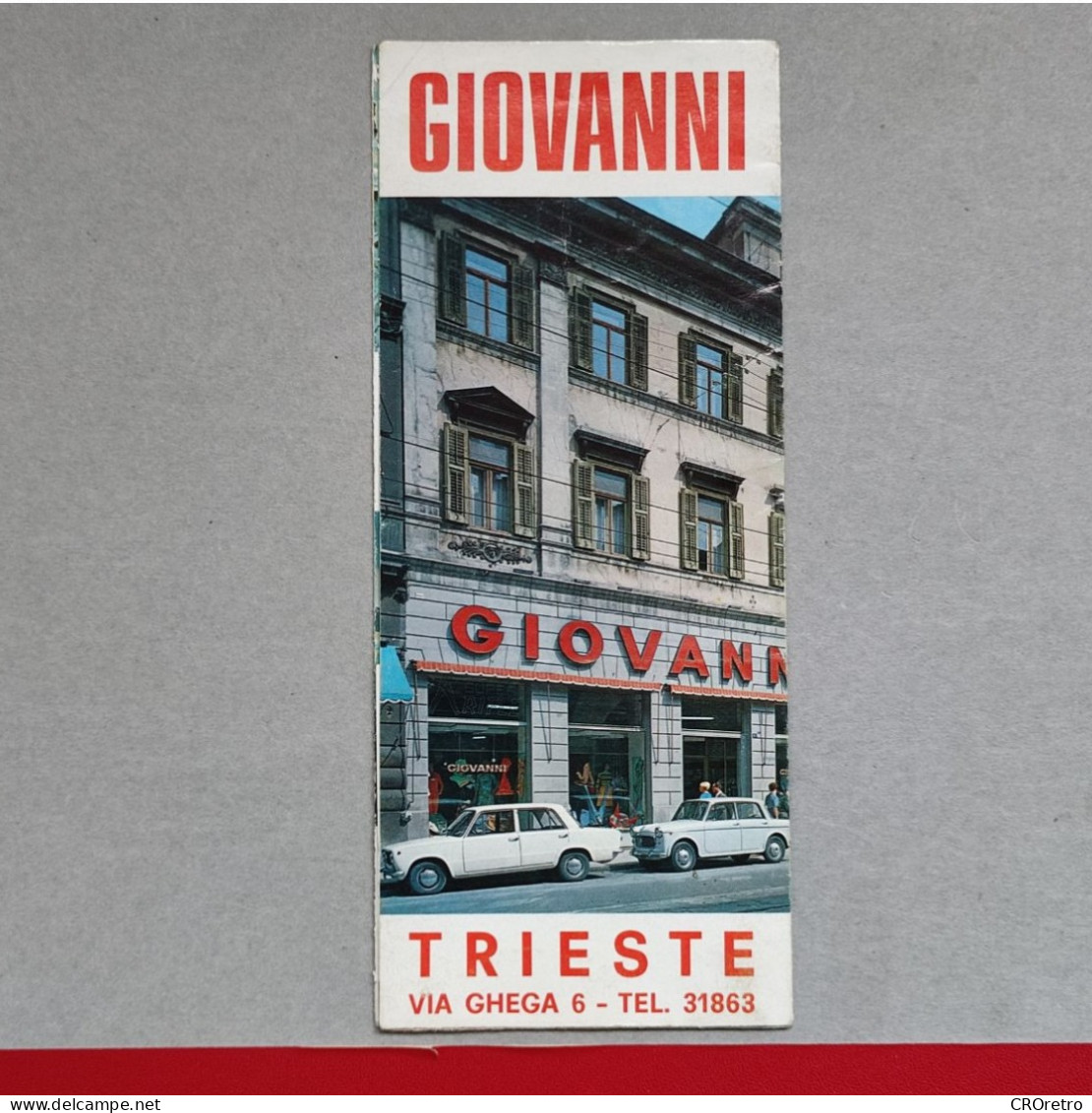 GIOVANNI TRIESTE / ITALY, Vintage Advertising Brochure - Publicités