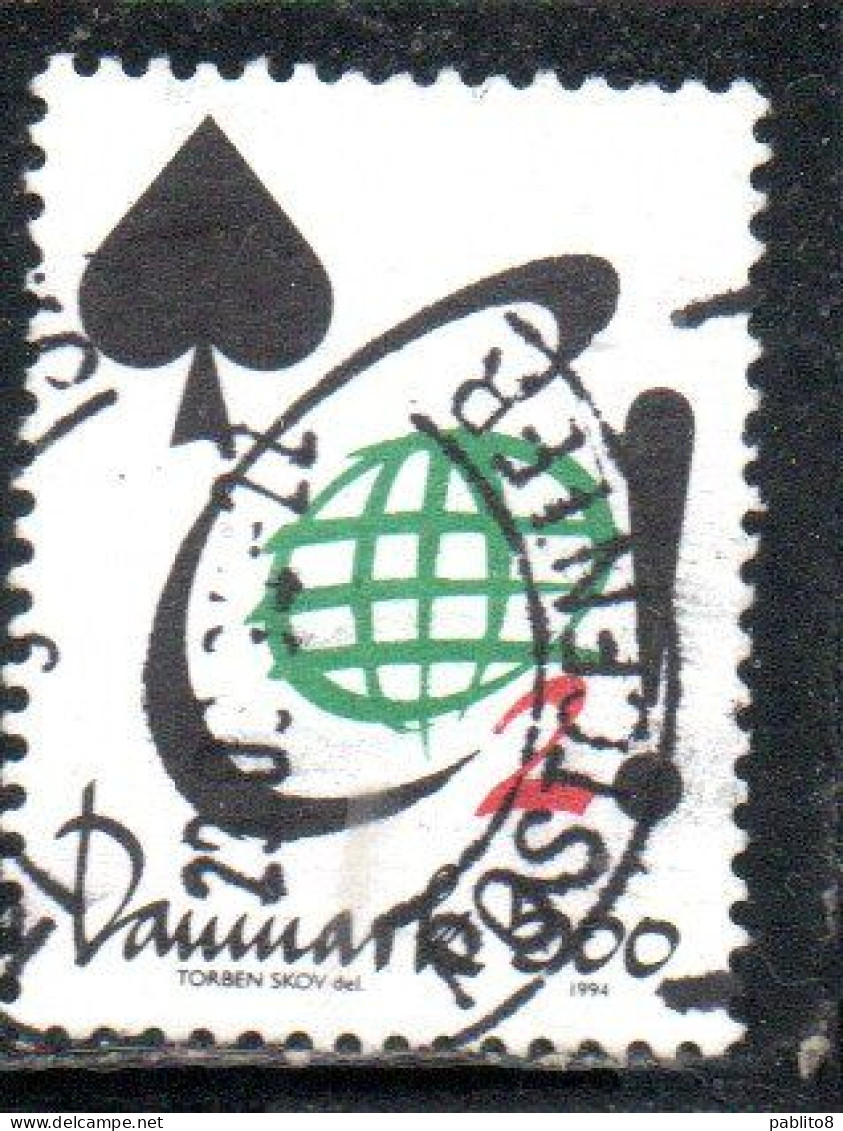 DANEMARK DANMARK DENMARK DANIMARCA 1994 CONSERVATION CO2 5k USED USATO OBLITERE' - Gebruikt