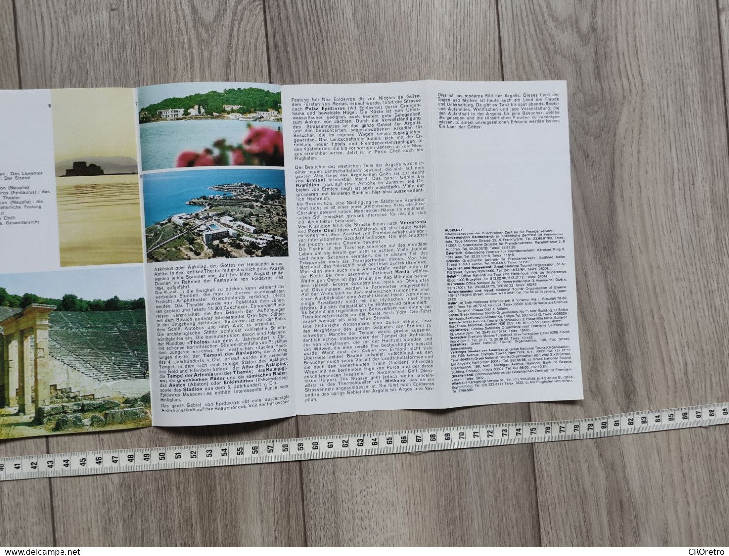 GRIECHENLAND ARGOLIS / GREECE, vintage tourism brochure, prospect, guide (pro3)