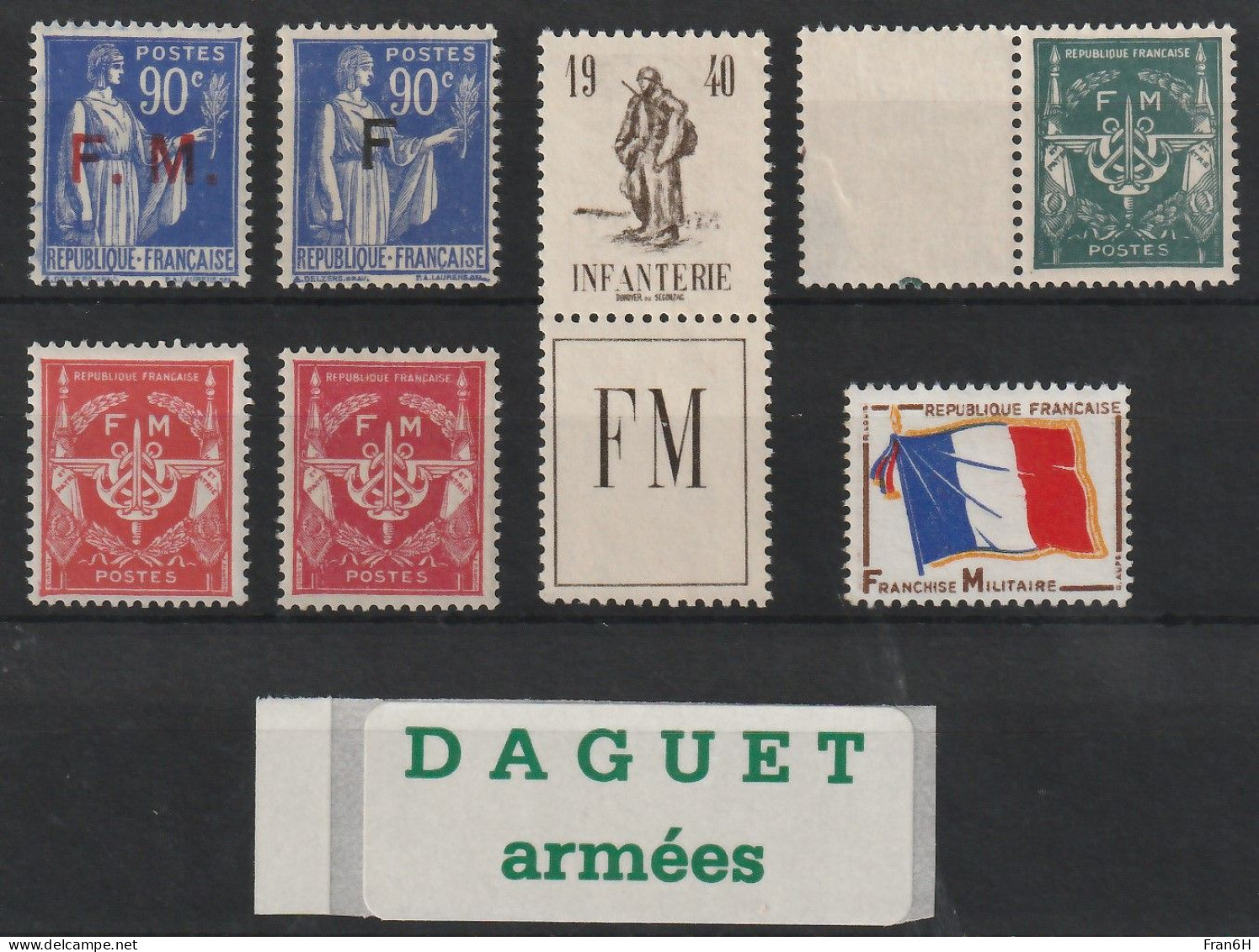 Lot Neufs ** - MNH - Cote 69,30 € - Militaire Zegels