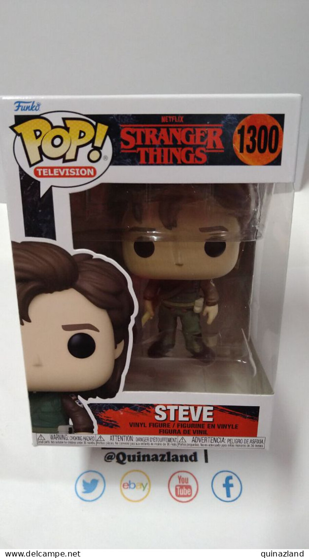 Funko Pop! STRANGER THINGS S4 POP N° 1300 Hunter Steve (F21) - Autres & Non Classés