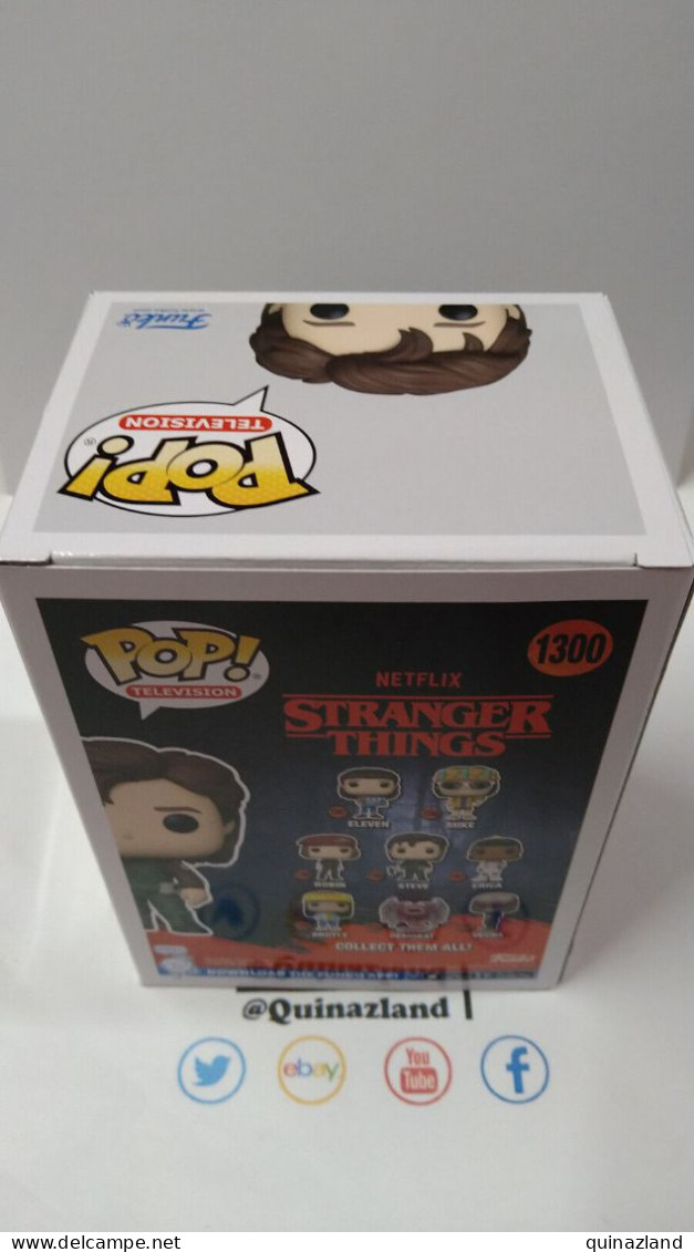 Funko Pop! STRANGER THINGS S4 POP N° 1300 Hunter Steve (F21) - Autres & Non Classés