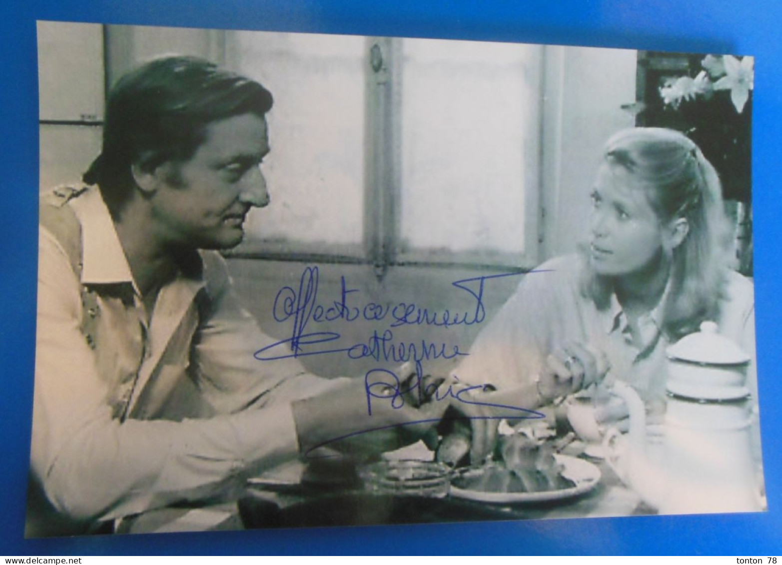 AUTOGRAPHE DE CATHERINE ALRIC SUR PHOTO - Acteurs & Comédiens