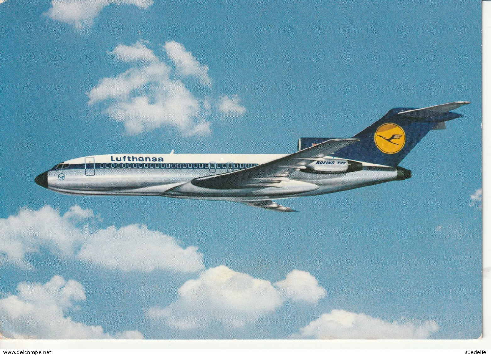 Lufthansa,Boeinig 727,  Von Jordanien Geschriebenn - 1946-....: Moderne