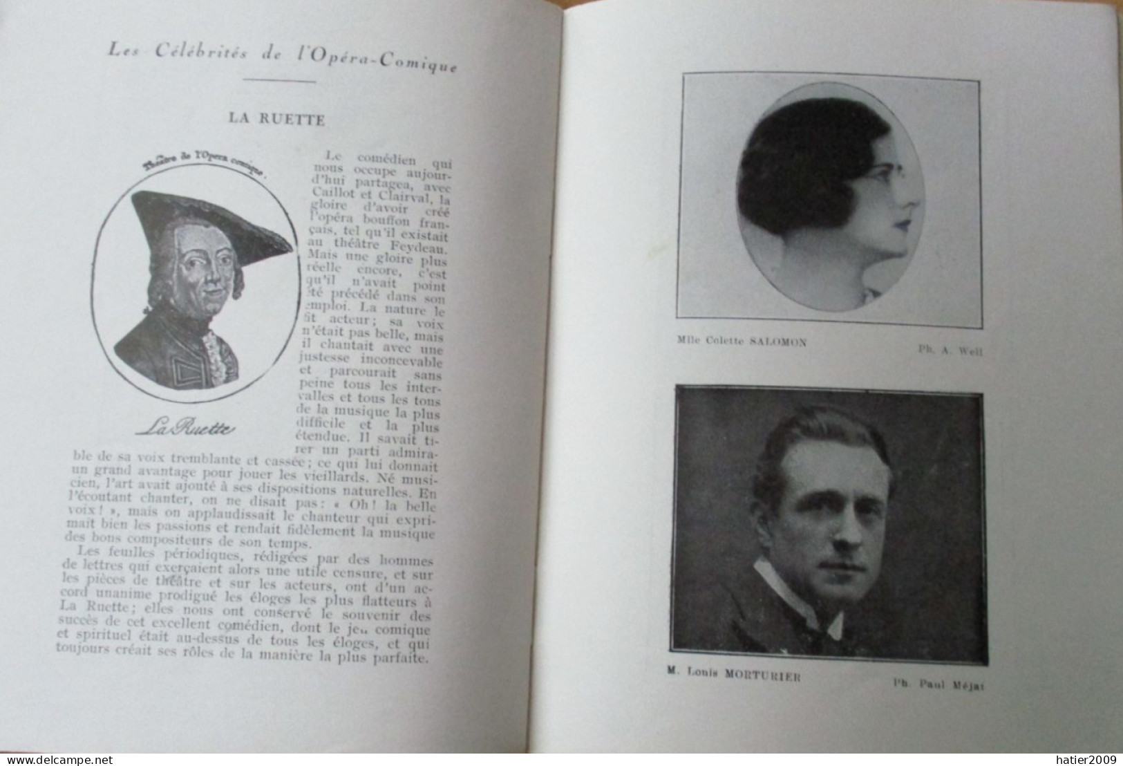Programme THEATRE NATIONAL de l'Opera comique "La  Peau de Chagrin - 31 mars 1932 - Saison 1931 1932 - 32 pages