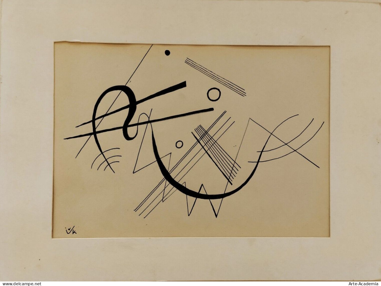 Dessin Composition Cubiste D'après Kandinsky - Disegni