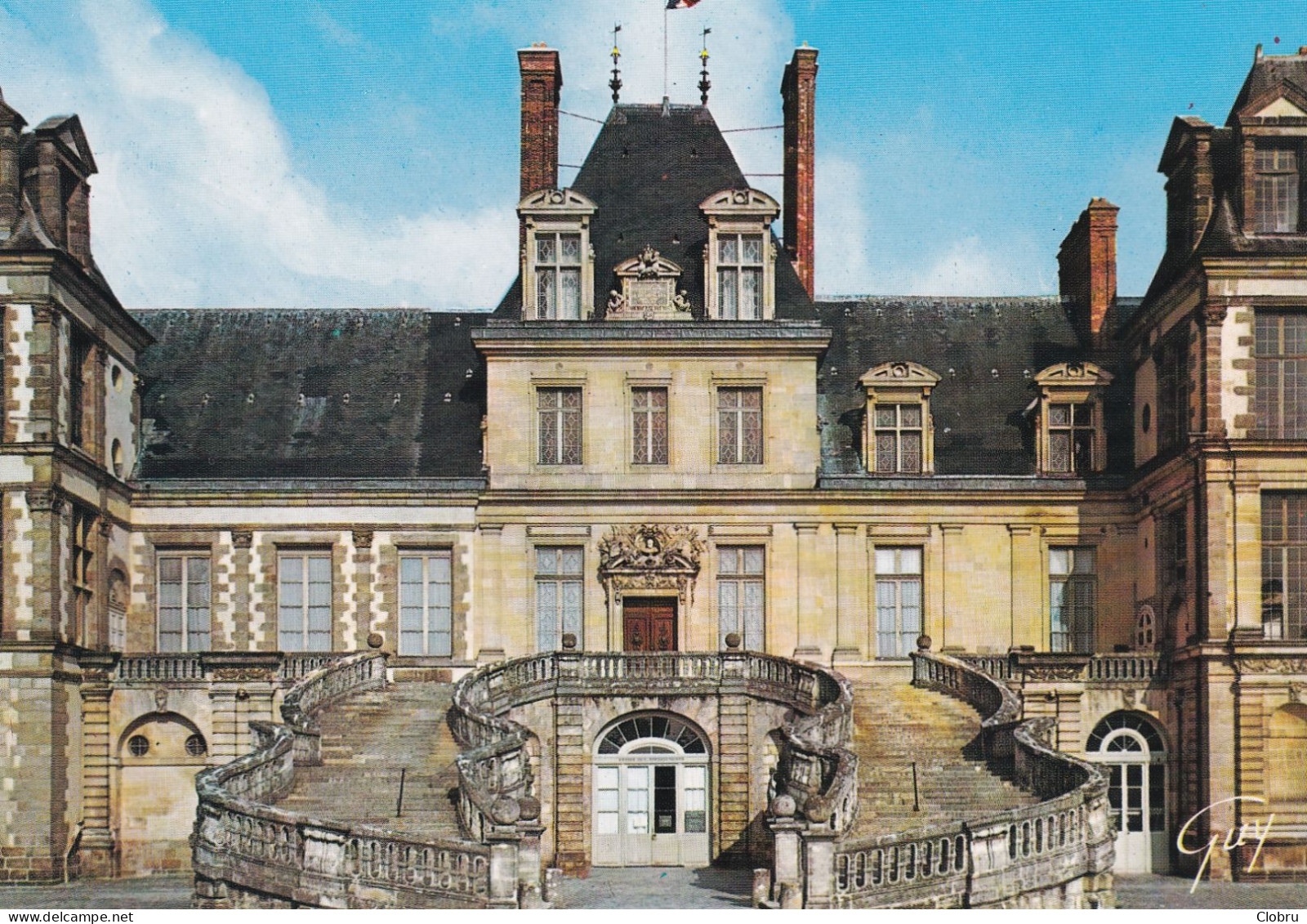 77, Fontainebleau, Le Palais, L’Escalier Du Fer à Cheval - Fontainebleau