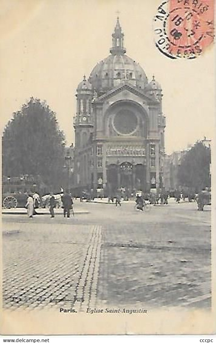 CPA Paris Eglise Saint-Augustin - Arrondissement: 08