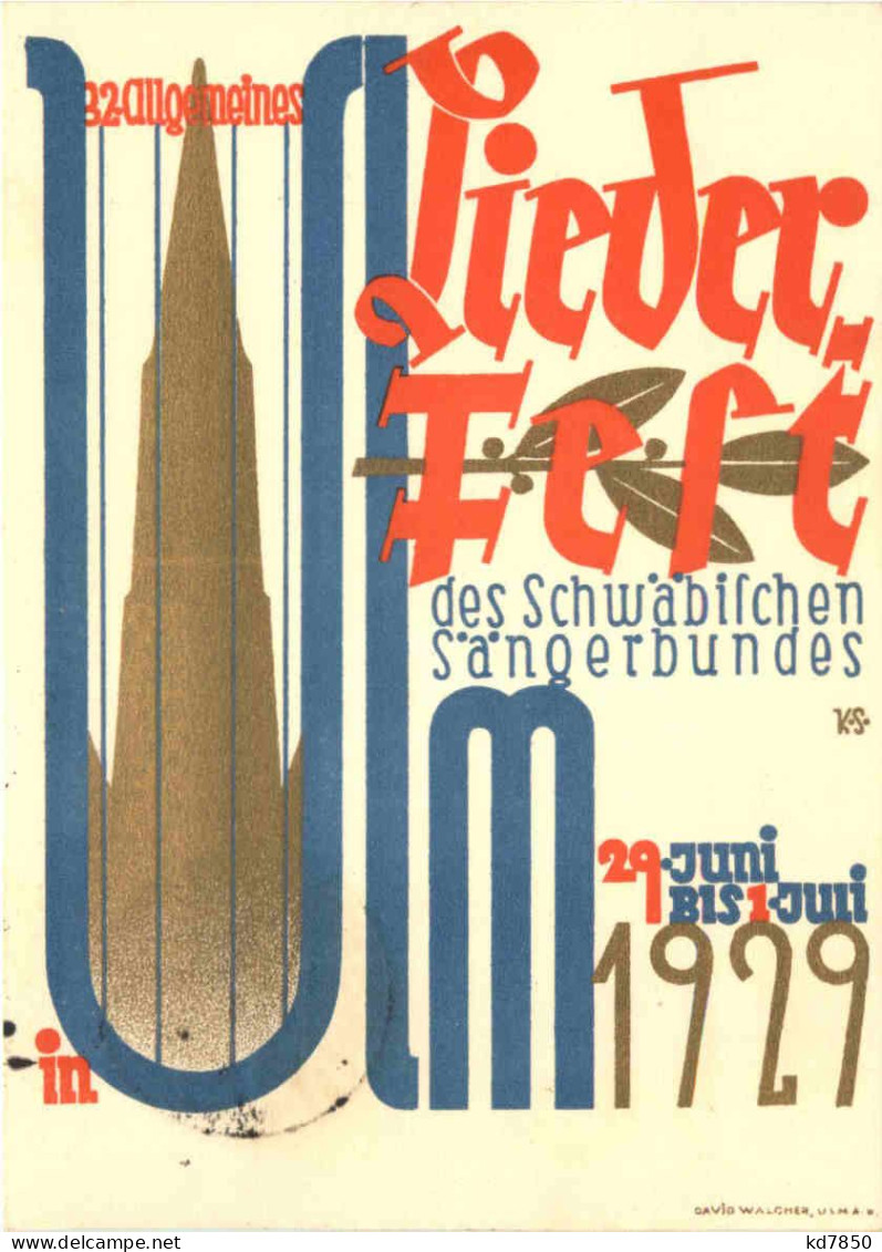 Ulm - Liederfest 1929 - Ulm