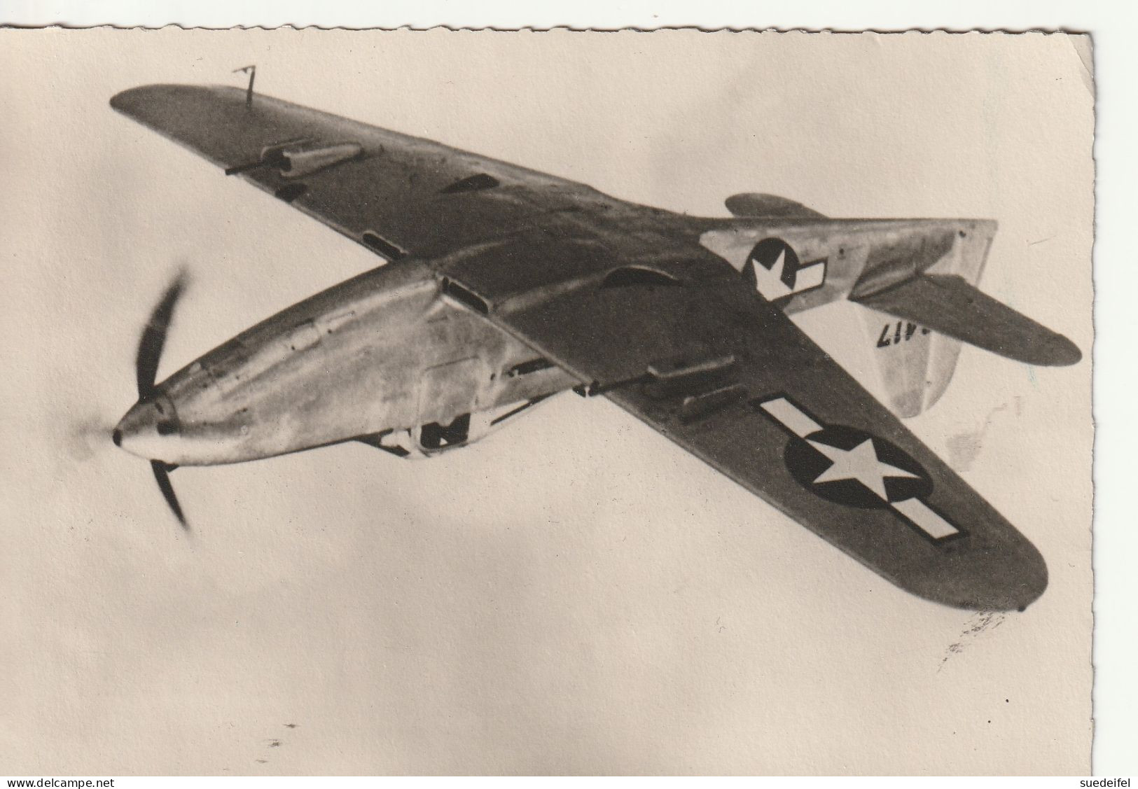 Donier ,Kampfflugzeug, Rückseite Bemalt - 1939-1945: 2de Wereldoorlog