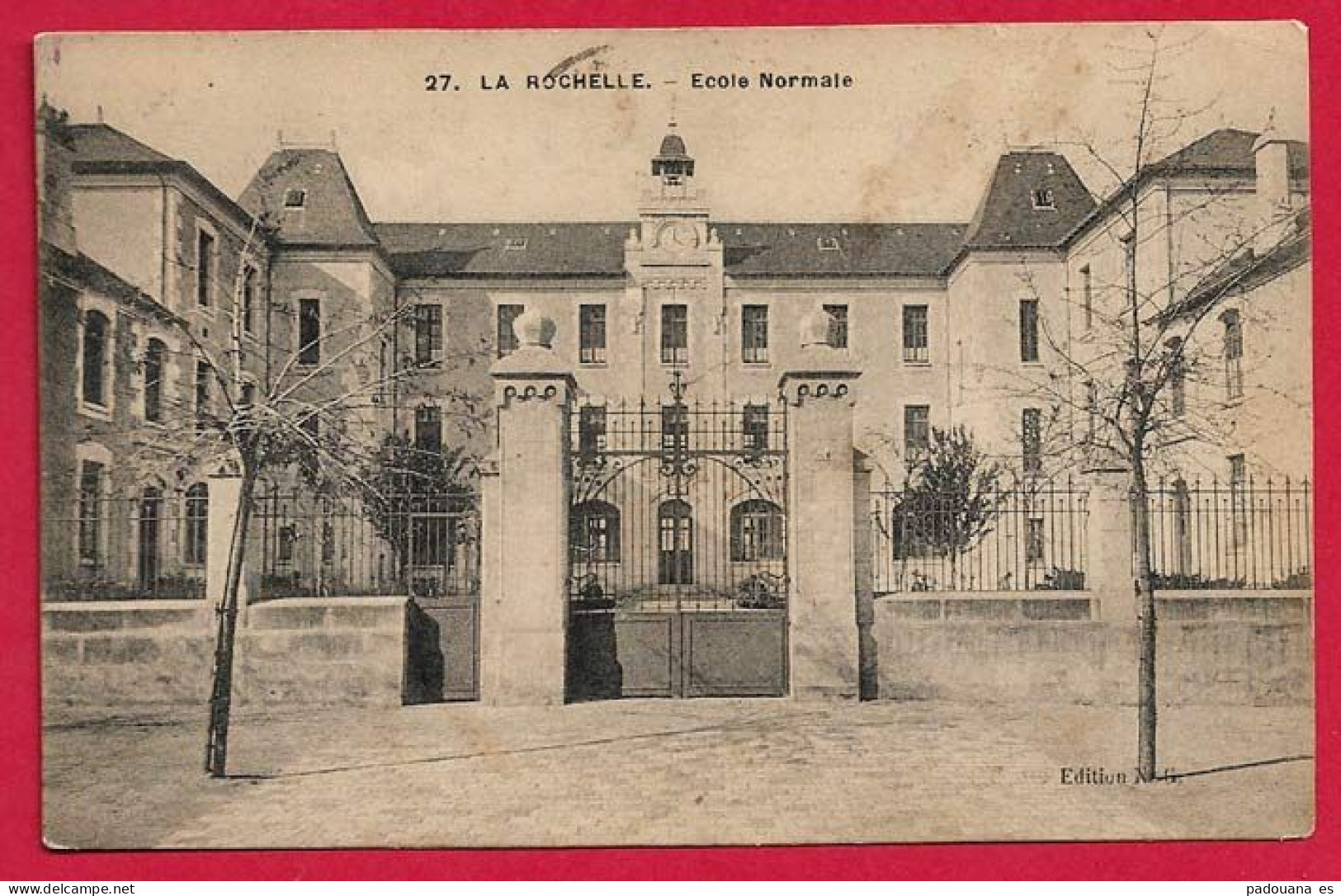 AC876    17 CHARENTE MARITIME  LA ROCHELLE  ECOLE NORMALE - La Rochelle