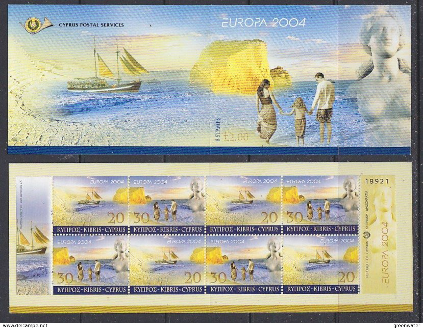 Europa Cept 2004 Cyprus  Booklet  ** Mnh (59950) CRAZY PRICE - 2004