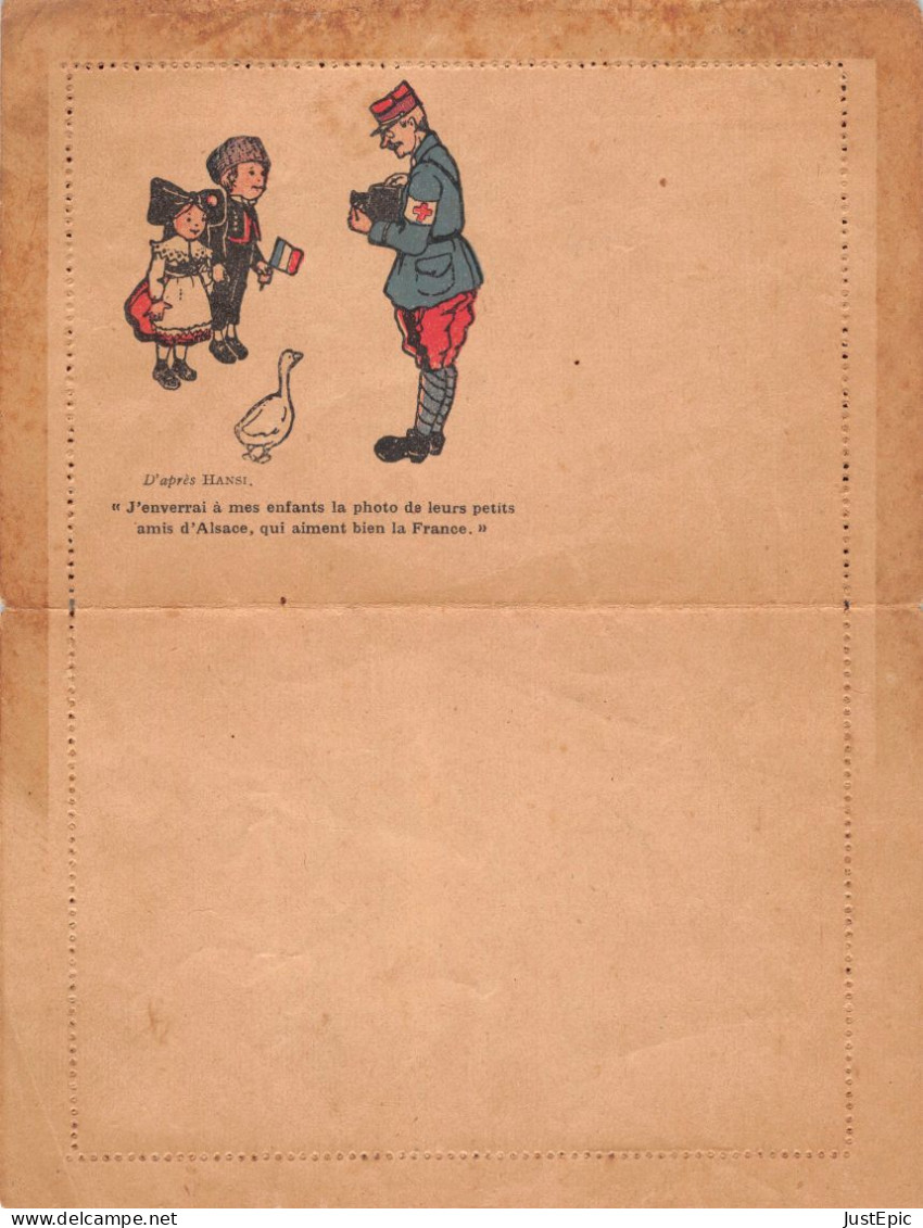 WW1 - Carte En Franchise Militaire - Hansi - J'enverrai à Mes Enfants La Photo De Leurs Petits Amis D'Alsace - Covers & Documents