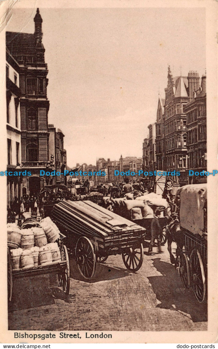 R108956 Bishopsgate Street. London. 1912 - Sonstige & Ohne Zuordnung