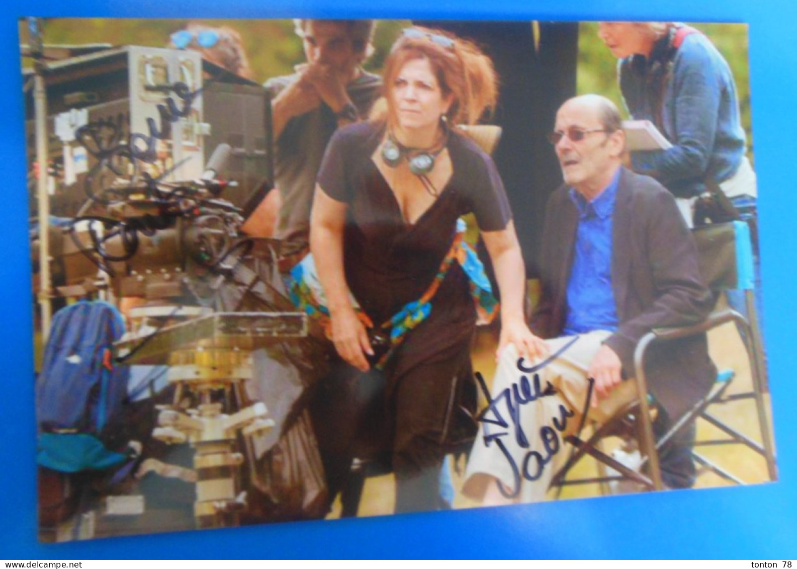 AUTOGRAPHE DE AGNES JAOUI SUR PHOTO - Actors & Comedians