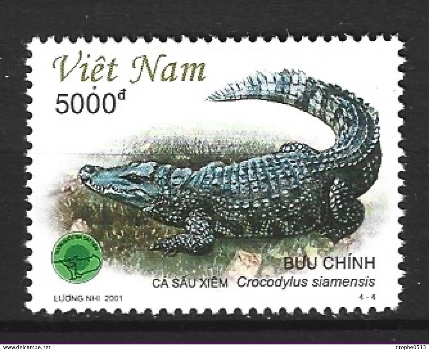 VIET NAM. N°1975 De 2001. Crocodile. - Autres & Non Classés