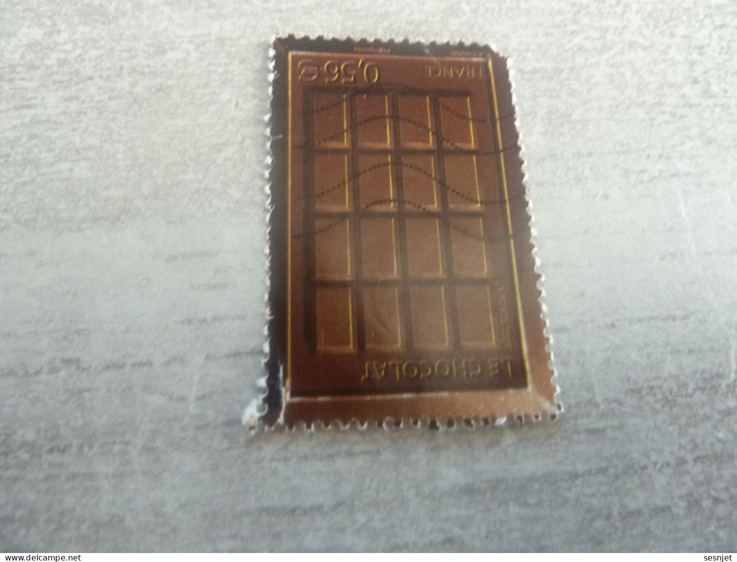 Le Chocolat - Plaque De Chocolat - 0.56 € - Yt 4364 - Brun Foncé - Oblitéré - Année 2009 - - Levensmiddelen
