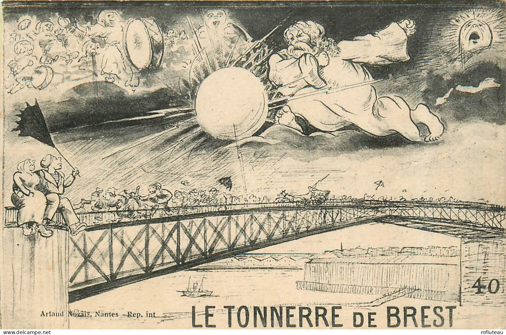 29* BREST « le Tonnerre De Brest »  (dessin)       RL40,0487 - Brest