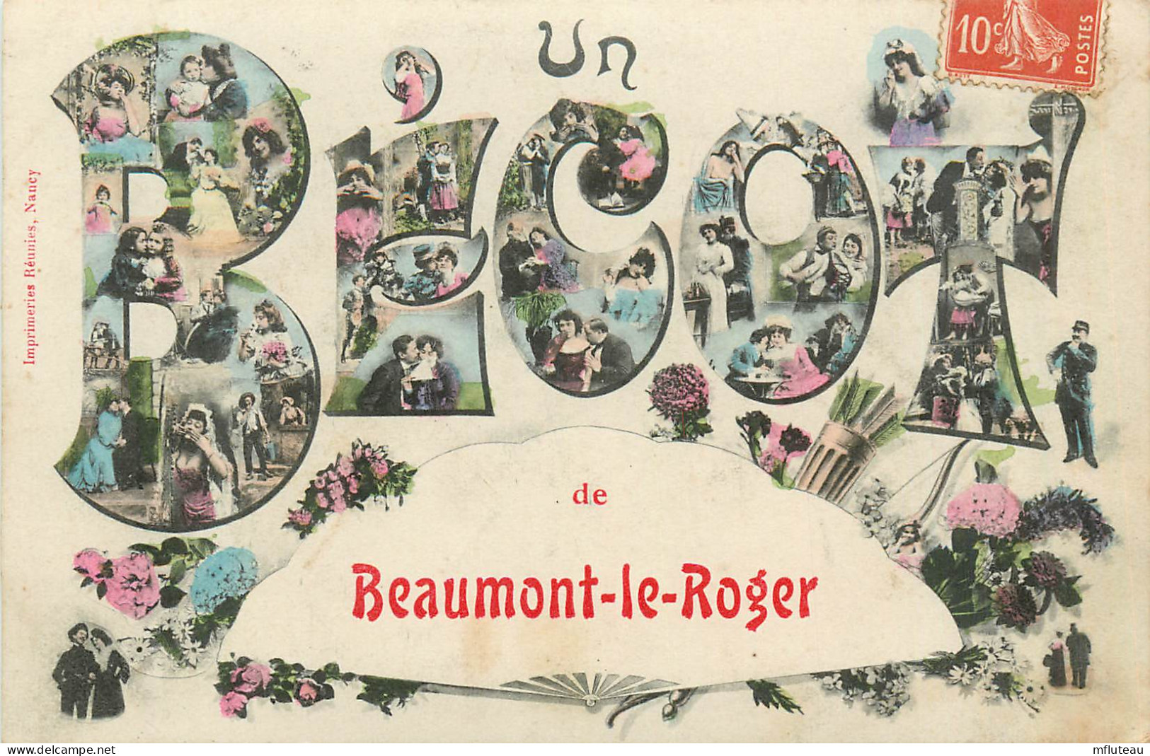 27* BEAUMONT LE ROGER   « un Becot »  Multi-vues     RL40,0264 - Beaumont-le-Roger