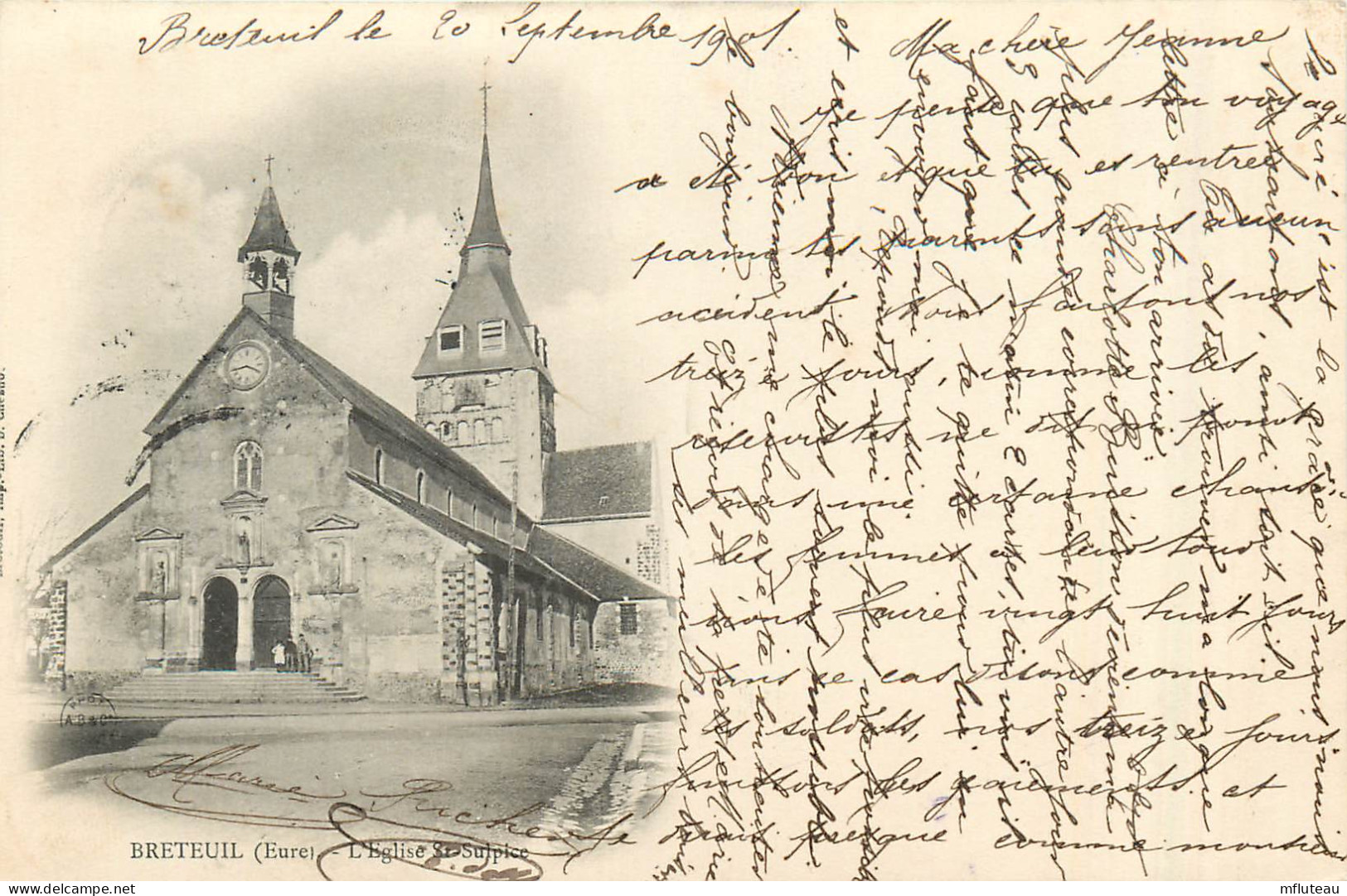 27* BRETEUIL  Eglise St Sulpice       RL40,0170 - Breteuil