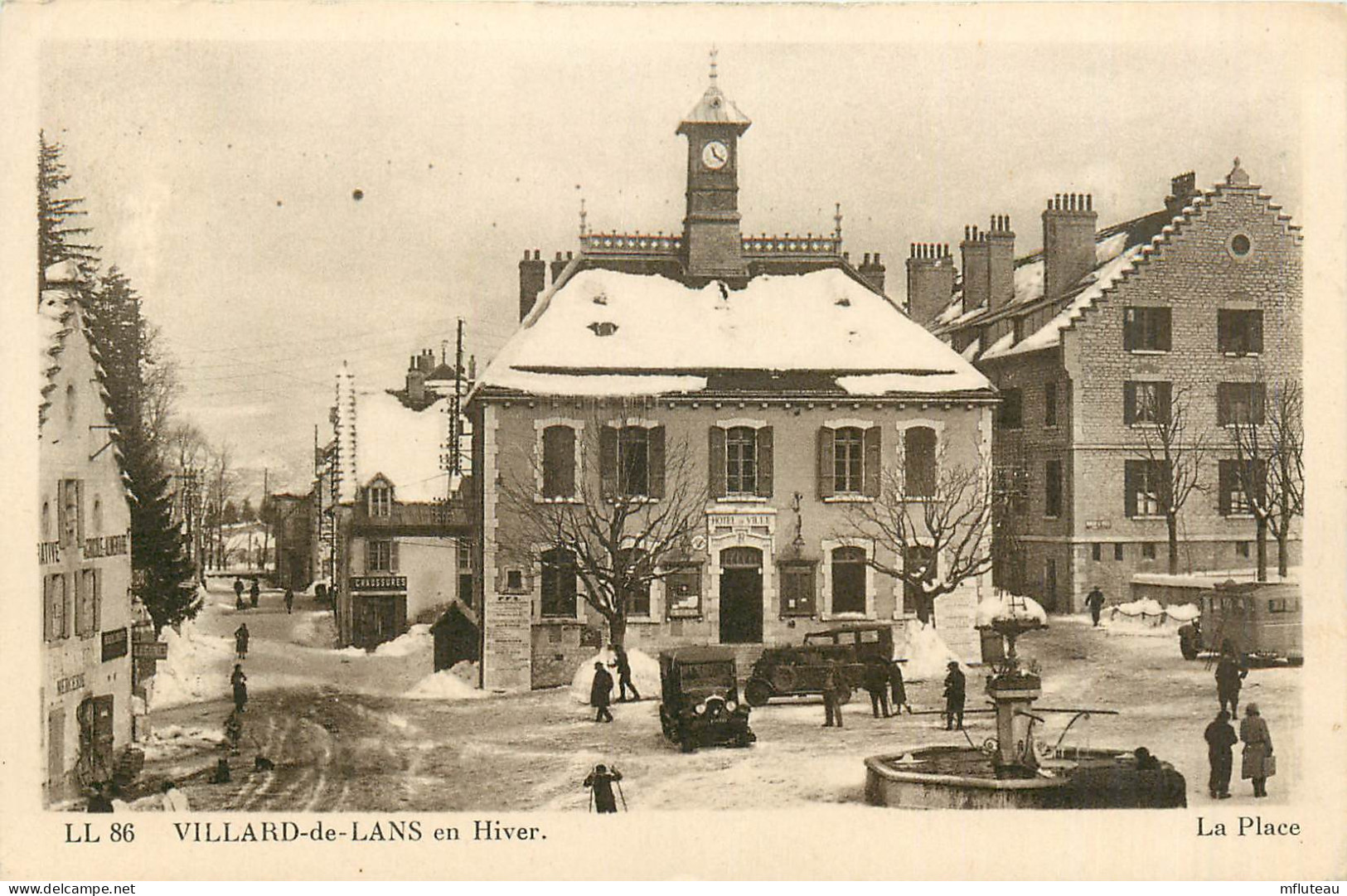 38* VILLARD DE LANS  La Place En Hiver       RL40,1018 - Villard-de-Lans